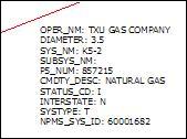 Annotated Texas Pipeline Sample